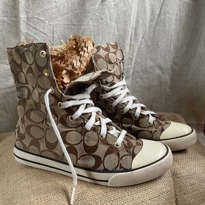 Coach hightop sneakers